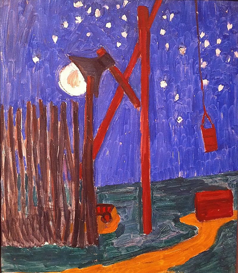 axe in the moon